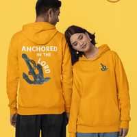Anchored in the Lord Hoodie - White