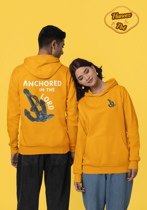 Anchored in the Lord Hoodie - White