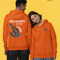 Anchored in the Lord Hoodie - White