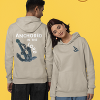 Anchored in the Lord Hoodie - White