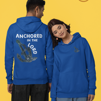 Anchored in the Lord Hoodie - White