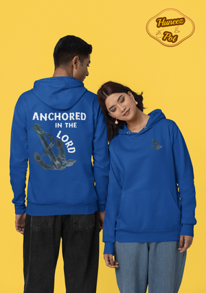 Anchored in the Lord Hoodie - White