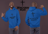 Load image into Gallery viewer, Jehovah Rohi Pullover Hoodie Front &amp; Back - Black