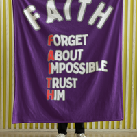FAITH Cozy Plush Fleece Blanket