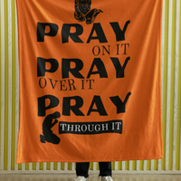 Pray On Cozy Plush Fleece Blanket