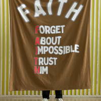FAITH Cozy Plush Fleece Blanket