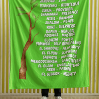 Names of God Cozy Plush Fleece Blanket - White