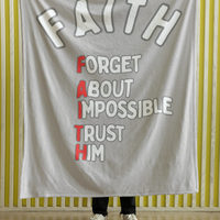 FAITH Cozy Plush Fleece Blanket