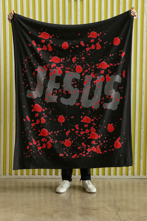 Blood of Jesus Cozy Plush Fleece Blanket