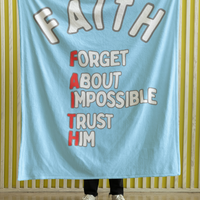 FAITH Cozy Plush Fleece Blanket