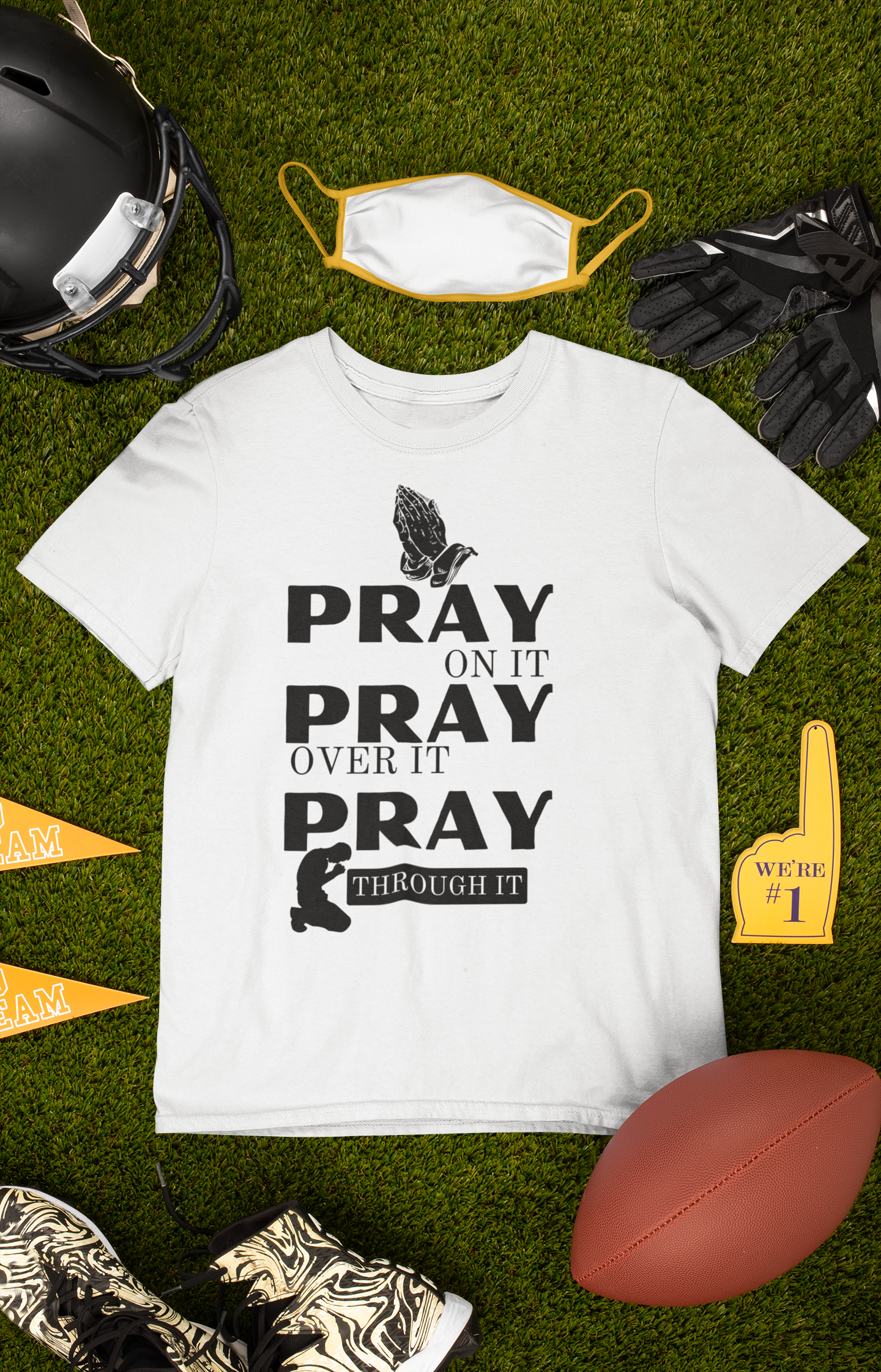 Pray on Short Sleeve Shirt