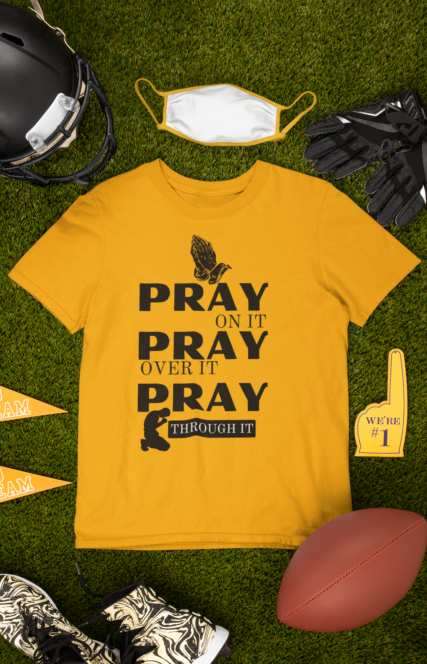 Pray on Short Sleeve Shirt