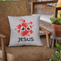 Eye Love Jesus Pillow