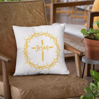 Jesus Crown Pillow