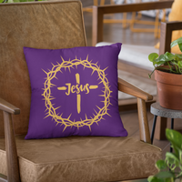 Jesus Crown Pillow