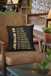 Jesus Is Christian Pillow Gold