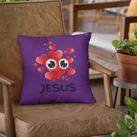 Eye Love Jesus Pillow