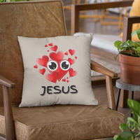 Eye Love Jesus Pillow