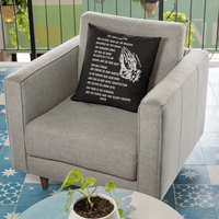 Lord's Prayer White Pillow