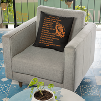 Lord's Prayer Pillow Orange