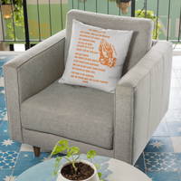 Lord's Prayer Pillow Orange