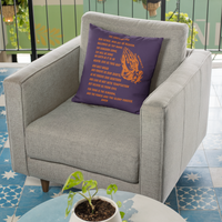 Lord's Prayer Pillow Orange
