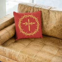 Jesus Crown Pillow