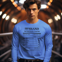 Nutrition Facts T-Shirt LS - Husband - Black