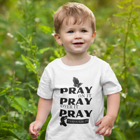 Pray On Toddler Short Sleeve Shirt