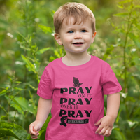Pray On Toddler Short Sleeve Shirt
