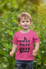 Pray On Toddler Short Sleeve Shirt