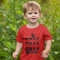 Pray On Toddler Short Sleeve Shirt