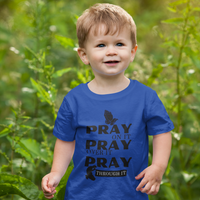 Pray On Toddler Short Sleeve Shirt