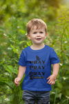 Pray On Toddler Short Sleeve Shirt