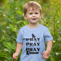 Pray On Toddler Short Sleeve Shirt