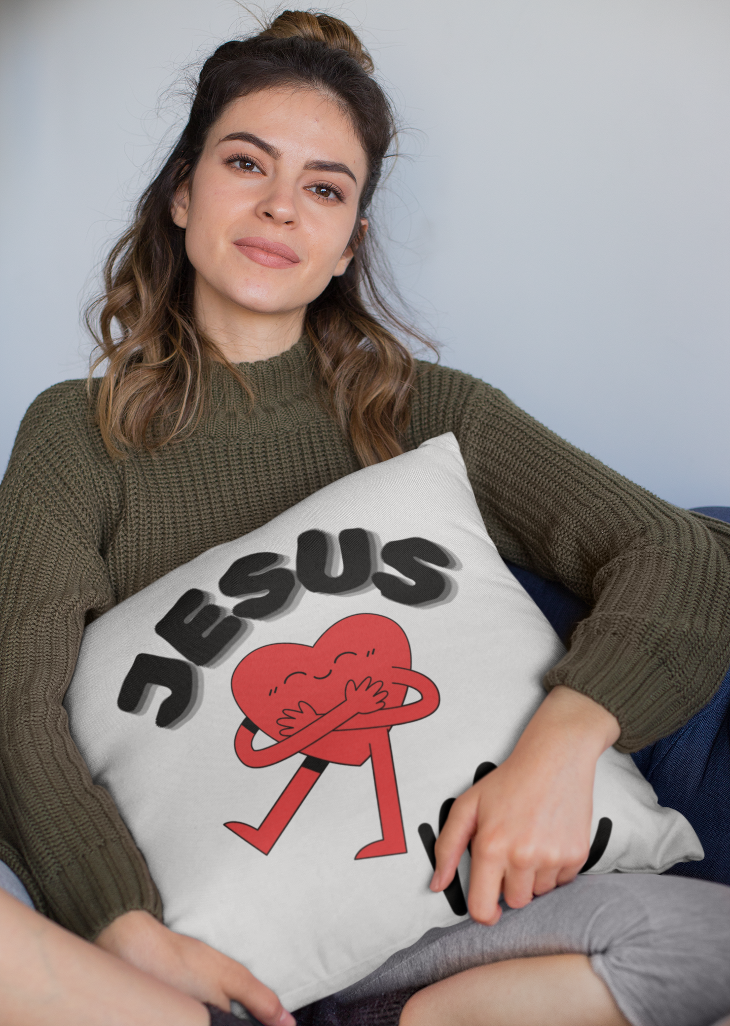 Jesus Loves Me Pillow