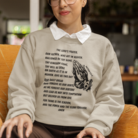 Lord's Prayer Crewneck Sweatshirt - Black