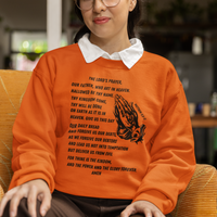 Lord's Prayer Crewneck Sweatshirt - Black