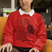 Lord's Prayer Crewneck Sweatshirt - Black