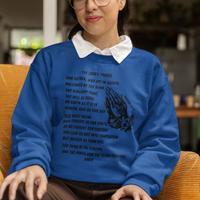 Lord's Prayer Crewneck Sweatshirt - Black