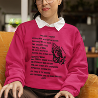 Lord's Prayer Crewneck Sweatshirt - Black