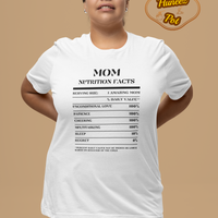 Nutrition Facts T-Shirt SS - Mom - Black