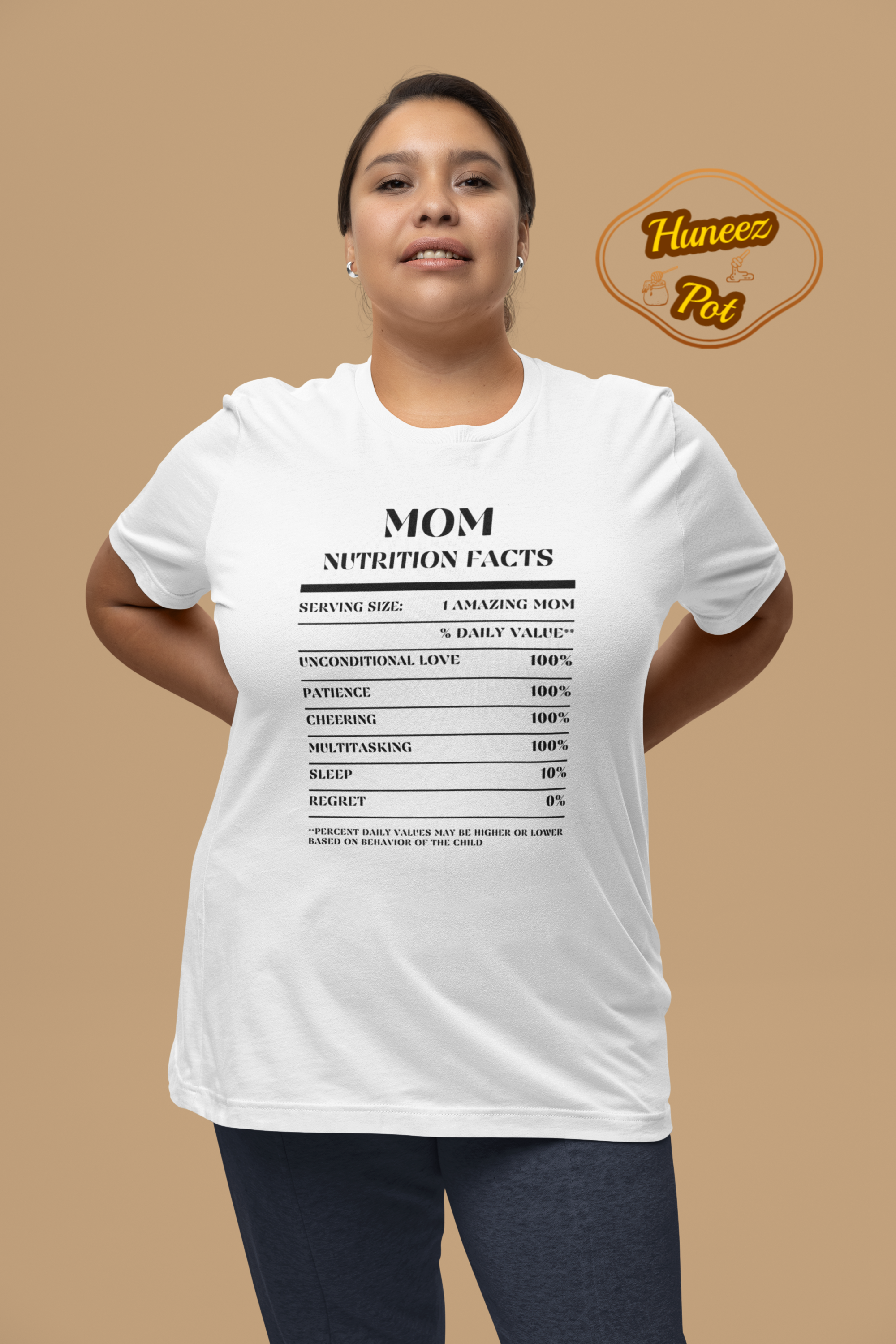 Nutrition Facts T-Shirt SS - Mom - Black
