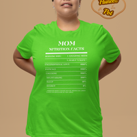 Nutrition Facts T-Shirt SS - Mom - White