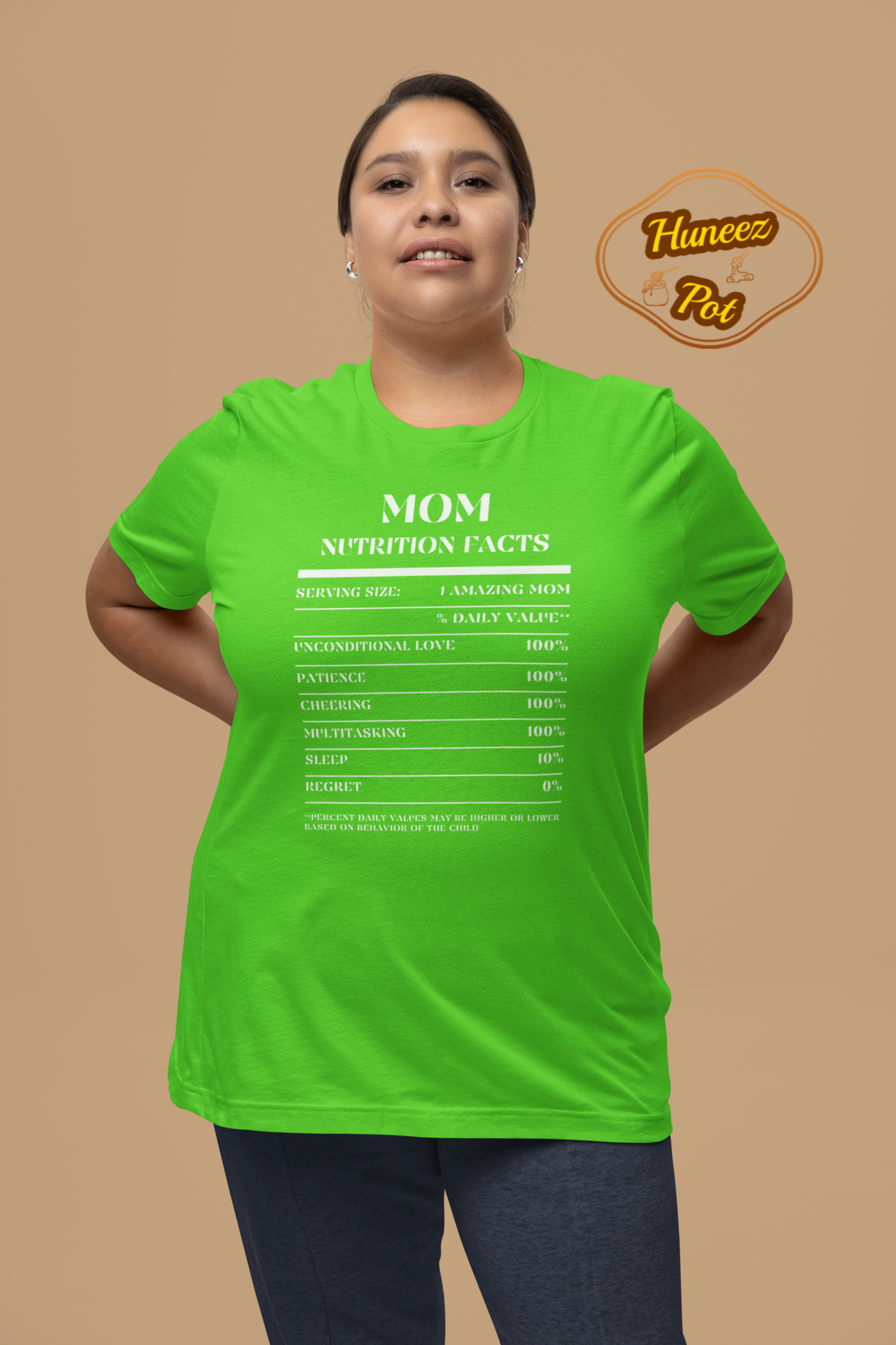 Nutrition Facts T-Shirt SS - Mom - White