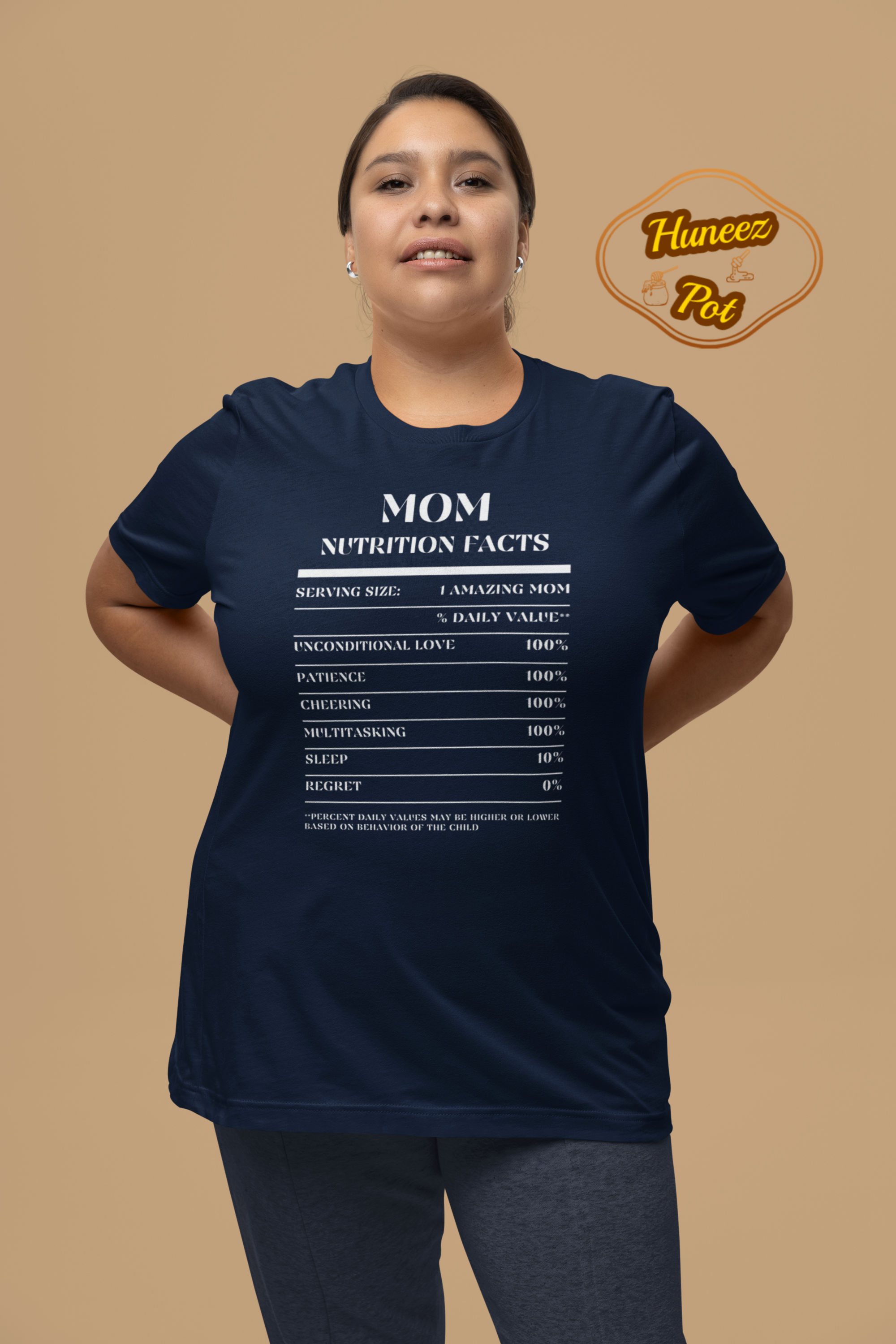 Nutrition Facts T-Shirt SS - Mom - White