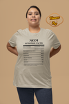 Nutrition Facts T-Shirt SS - Mom - Black