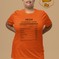 Nutrition Facts T-Shirt SS - Mom - Black
