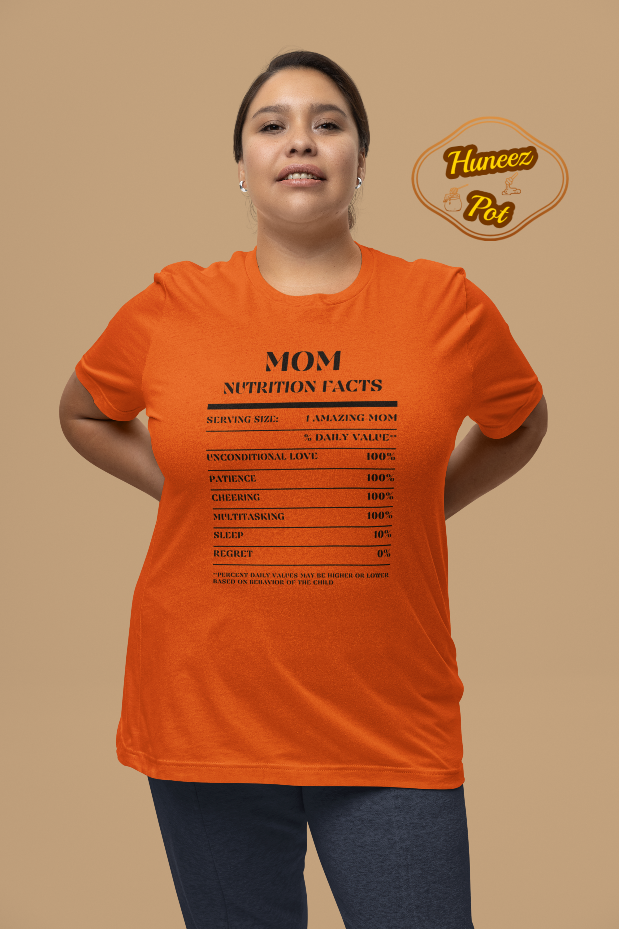 Nutrition Facts T-Shirt SS - Mom - Black