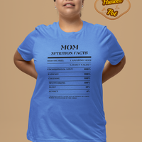 Nutrition Facts T-Shirt SS - Mom - Black